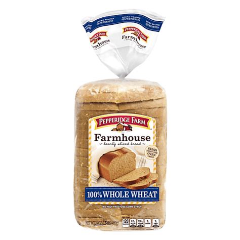 How much fat is in whole wheat bread farmhouse - calories, carbs, nutrition