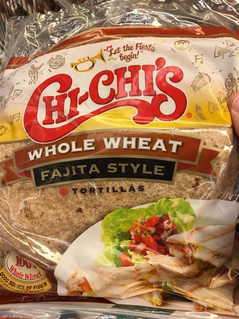 How much fat is in whole wheat flour fajita tortilla - calories, carbs, nutrition