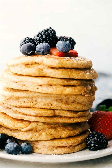 How much fat is in whole wheat pancakes - calories, carbs, nutrition