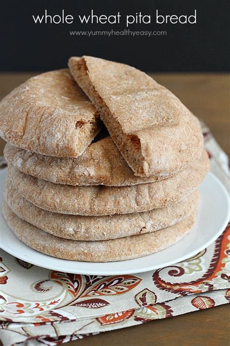How much fat is in whole wheat pita - calories, carbs, nutrition