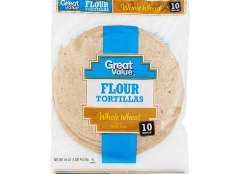 How much fat is in whole wheat tortilla - calories, carbs, nutrition