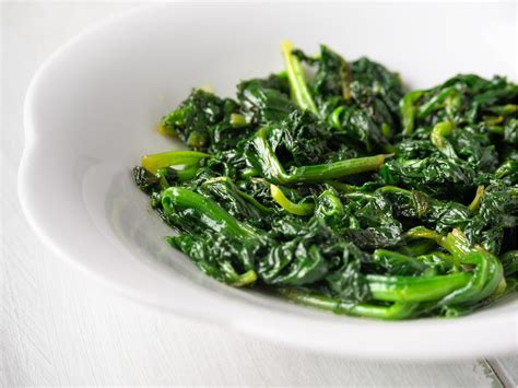 How much fat is in wilted spinach with sesame and ginger - calories, carbs, nutrition