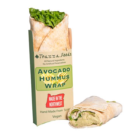 How much fat is in wrap hummus avocado & roasted veggie 10