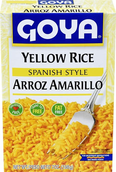 How much fat is in yellow rice spanish style - calories, carbs, nutrition