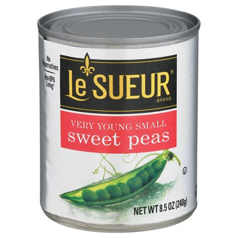 How much fat is in young sweet peas - calories, carbs, nutrition