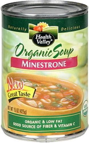 How much fat is in your health your way minestrone soup 8 oz - calories, carbs, nutrition