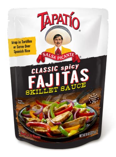 How much fat is in zesty fajita cooking sauce - calories, carbs, nutrition