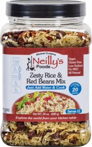 How much fat is in zesty red beans - calories, carbs, nutrition