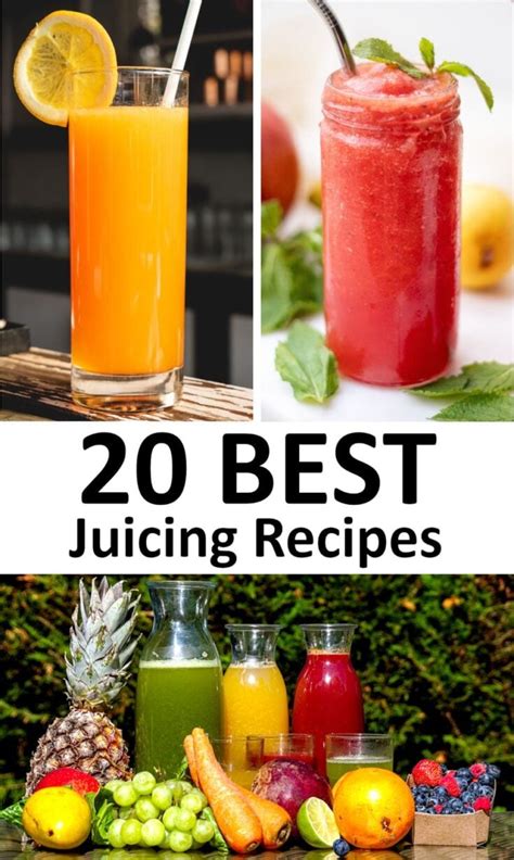 How often should I drink these juice recipes to see results?