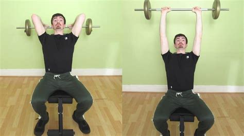 How to Do the Seated French Press for Triceps Size