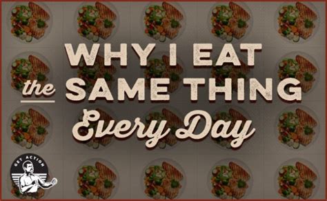 Is It OK to Eat the Same Thing Every Day?