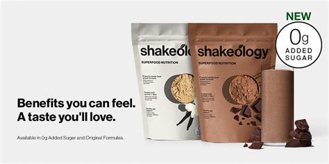 Meet the New Shakeology 0g Added Sugar. Its OMG Amazing