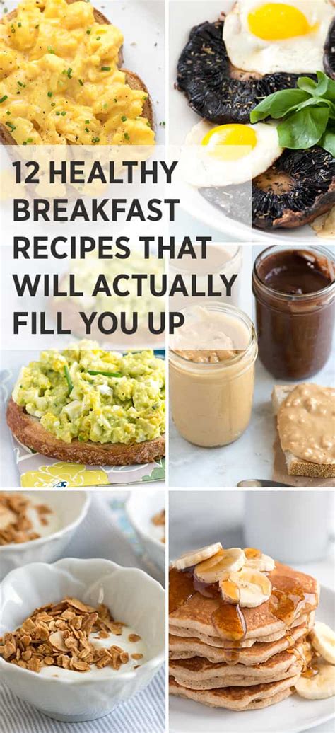 What's a simple impromptu recipe for a healthy and filling breakfast?