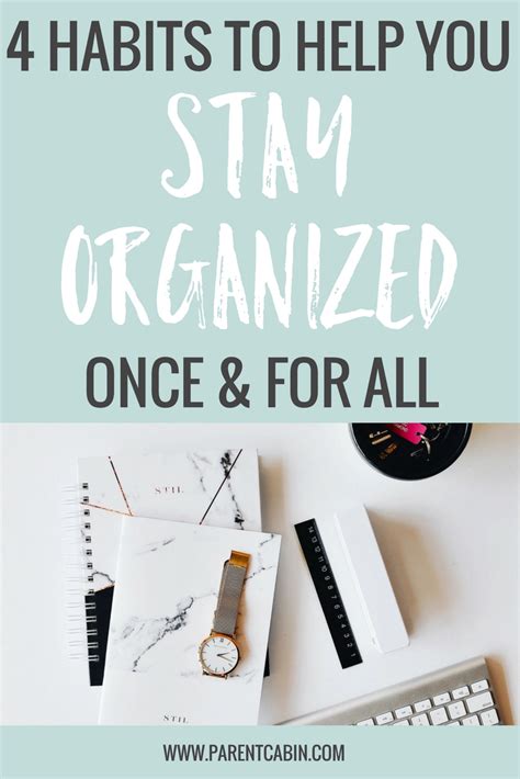 What are some tips to stay organized for a joyful life?