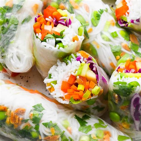 What are some variations I can try with fresh spring rolls?