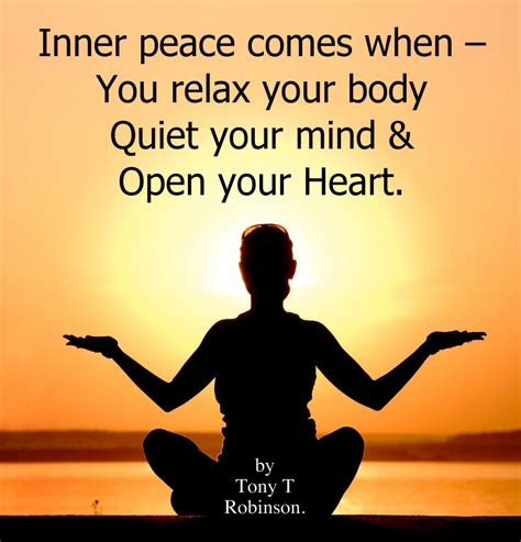 What are the benefits of finding inner peace?