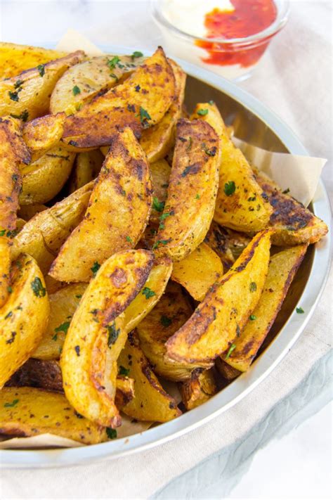 What are the potato wedges made from?