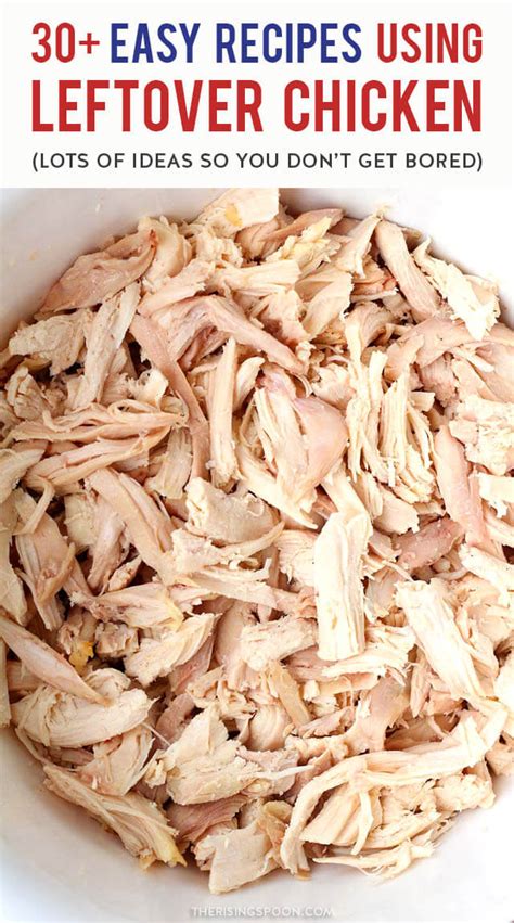What can I make with leftover chicken?
