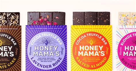 What flavors do Honeymama Chocolate Bars come in?