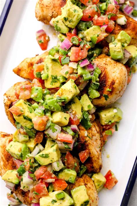 What is the recipe for avocado smothered chicken?