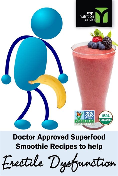 What is the smoothie recipe that can help with ED?