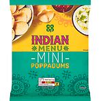 Accompanying Poppadum's & Sambols - calories, carbs, nutrition