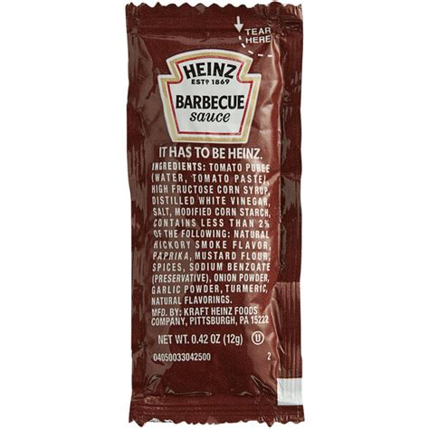 Accompanying Sauce Sachets - calories, carbs, nutrition