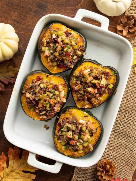 Acorn Squash with Peanut Rice - calories, carbs, nutrition