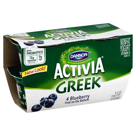 Activia Greek - calories, carbs, nutrition