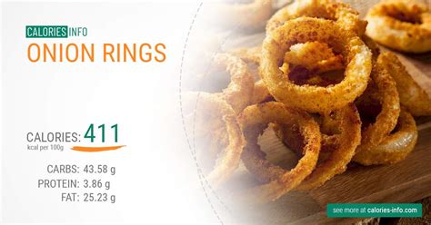 Add Onion Rings - calories, carbs, nutrition