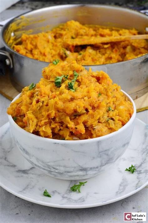 African nigerian sweet potato or yam porridge - calories, carbs, nutrition