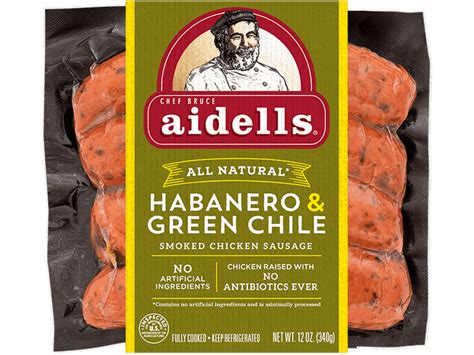 Aidell's Spicy Mango Chicken Sausage - calories, carbs, nutrition