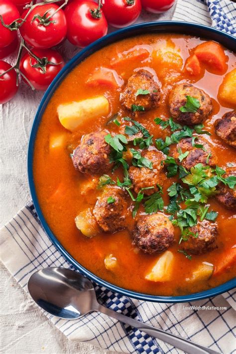 Albondigas Soup - calories, carbs, nutrition