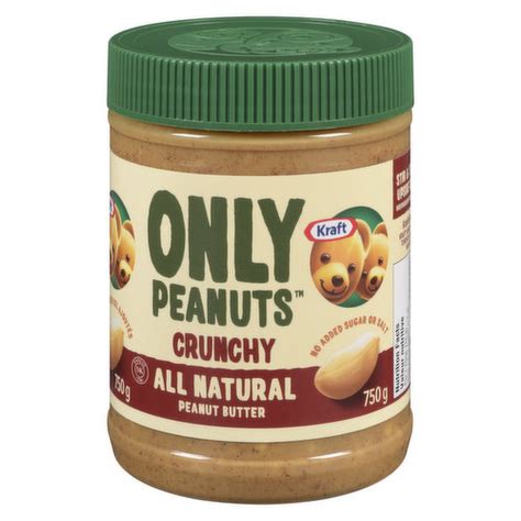 All Natural Crunchy Peanut Butter - calories, carbs, nutrition