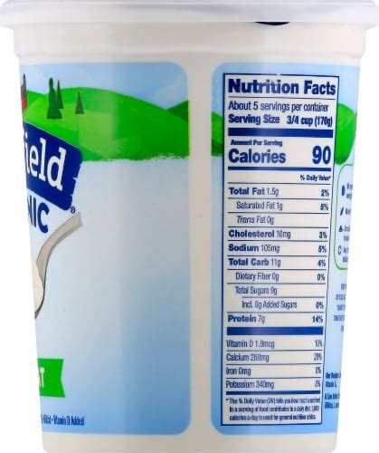 All Natural Plain Lowfat Yogurt - calories, carbs, nutrition