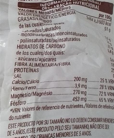 Almendra - calories, carbs, nutrition