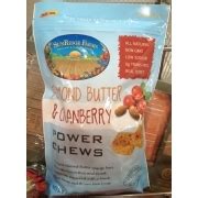 Almond Butter & Cranberry Power Chews - calories, carbs, nutrition