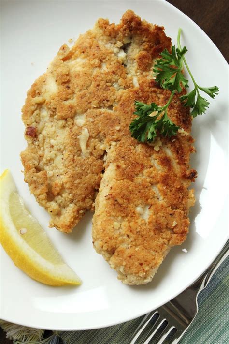 Almond Crusted Tilapia with Red Pepper Confit, Broccolini and Sweet Potato Gratin - calories, carbs, nutrition