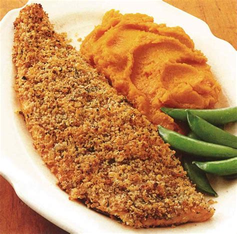 Almond Crusted Trout - calories, carbs, nutrition