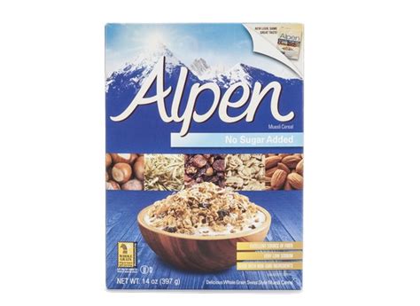 Alpen Breakfast Cereal with no Added Sugar - calories, carbs, nutrition