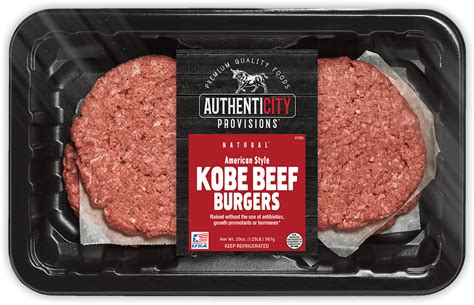 American Style Kobe Beef Burgers - calories, carbs, nutrition