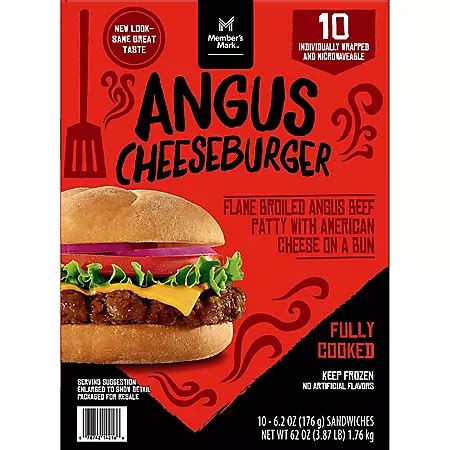 Angus Cheeseburger - calories, carbs, nutrition