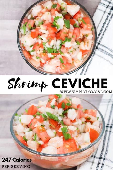 Appetizer Shrimp Ceviche - calories, carbs, nutrition