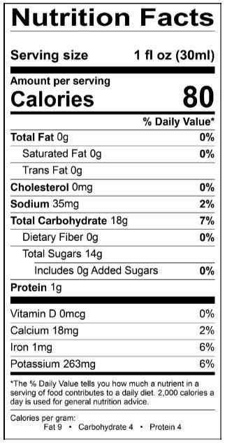 Apple Cherry Juice - calories, carbs, nutrition