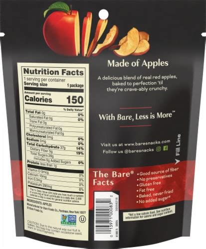 Apple Chips - calories, carbs, nutrition