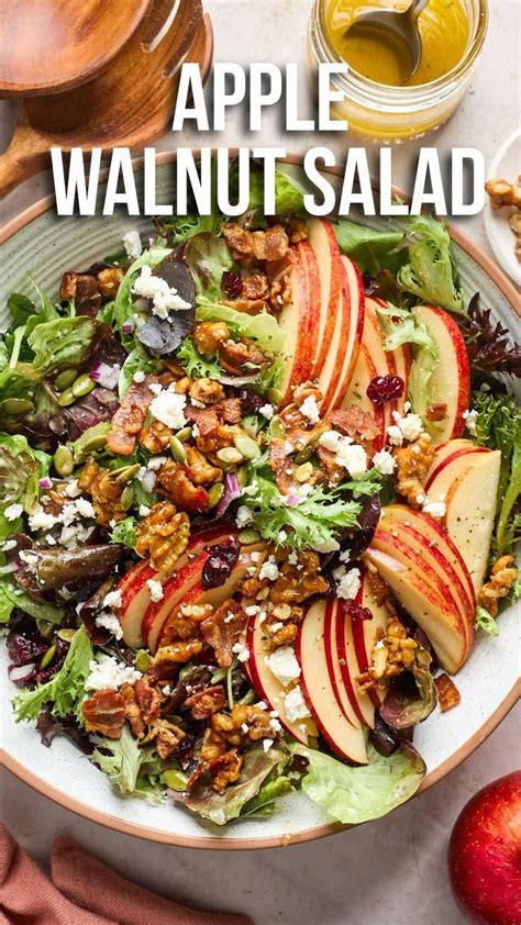 Apple, Fresh Herb and Walnut Salad - calories, carbs, nutrition