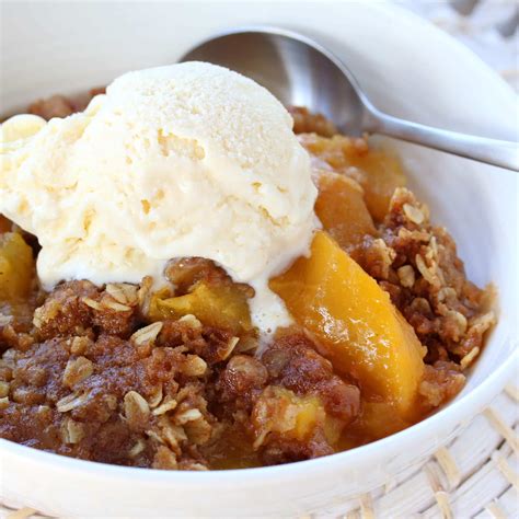 Apple Peach Crisp - calories, carbs, nutrition