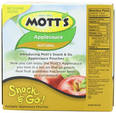 Applesauce (79167.0) - calories, carbs, nutrition