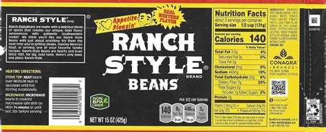 Arizona Ranch Beans - calories, carbs, nutrition