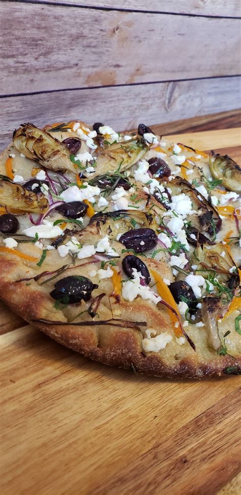 Artichoke, Olive & Feta Focaccia - calories, carbs, nutrition